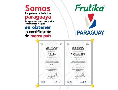Frutika: la primera fábrica de jugos y néctares paraguaya en obtener la certificación de marca país